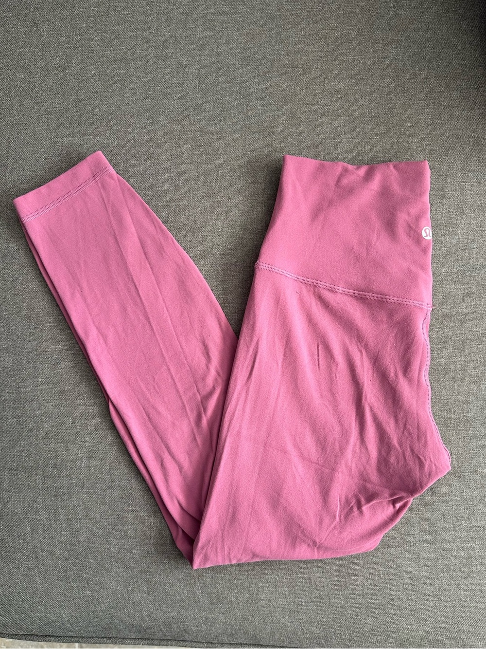 lululemon Rose Pink Athletic Leggings